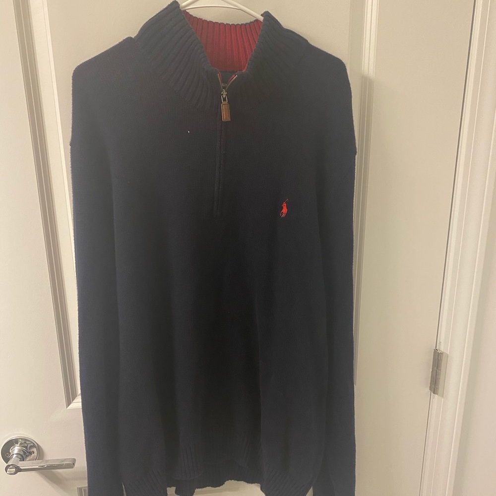 Navy blue Polo sweater